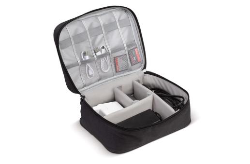 Travel Essentials electronics organizer Black