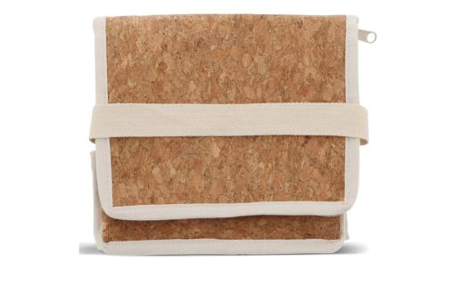 Cooler bag cork square 22x18x18cm Nature