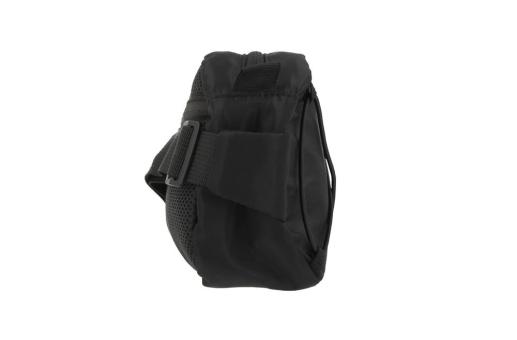 Crossbody bag R-PET with drawcord Black