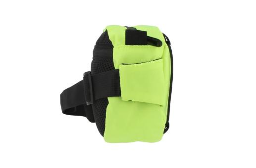 Crossbody bag R-PET with drawcord Light green