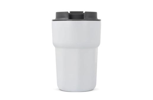 T-ceramic thermo mug with lid Zambezi 350ml White