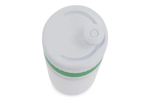 Sports bottle with edge 750ml White/green