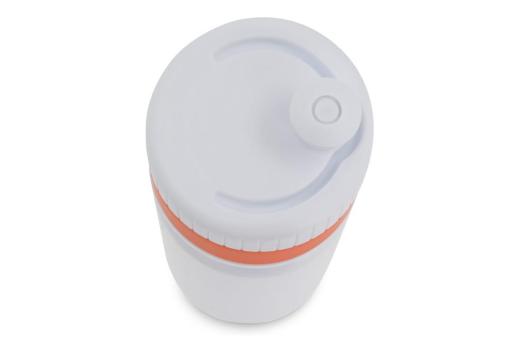 Sports bottle with edge 750ml Orange/white