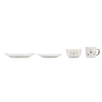 ERAMIK 4 piece ceramic place setting White