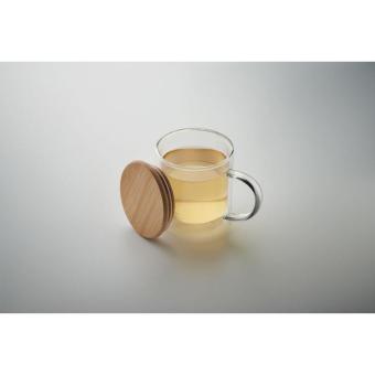 FARBI Double wall borosilicate mug Transparent