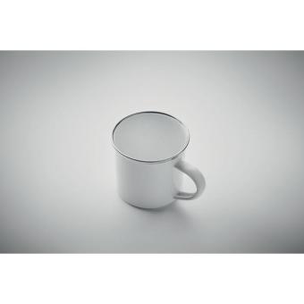 PLATEADO S Enamel sublimation mug 200ml White