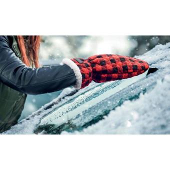 ICEHAND Quilted ice scraper glove Red