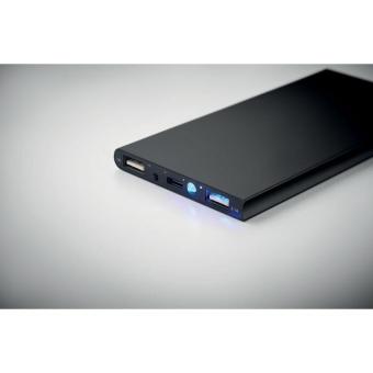 POWERFLAT8C 8000 mAh Powerbank Schwarz