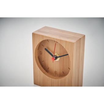 CLAMBU Bamboo table clock Timber