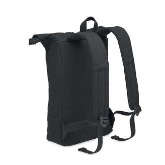 KOPER ROLL 15" Rolltop-Laptop-Rucksack Schwarz