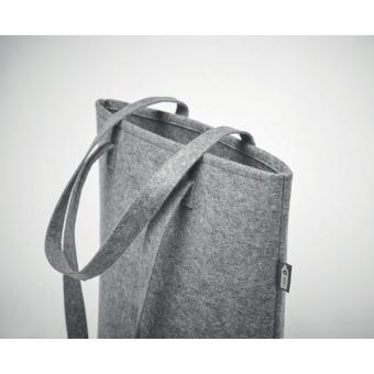 TASLO Shopping Tasche RPET-Filz Grau