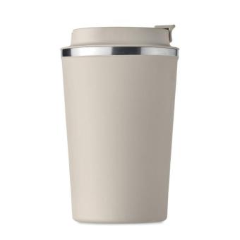 BRACE Doppelwandiger Becher 350ml Beige