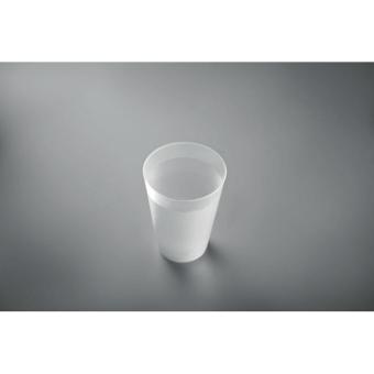 FESTA LARGE Reusable event cup 300ml Transparent white