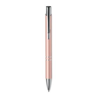 BERN RA Recycled aluminium ball pen Fawn/red