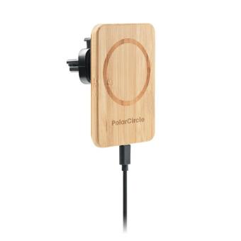 NAGO Magnetic wireless charger 15W Timber