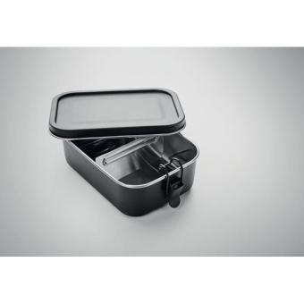 CHAN LUNCHBOX COLOUR Lunchbox Edelstahl 750ml Schwarz