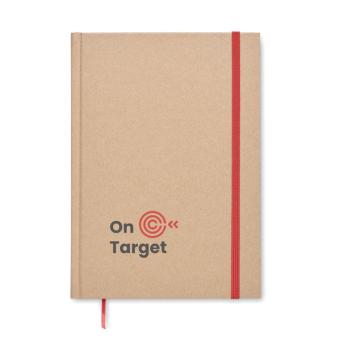 MUSA 120recycled page notebook Red