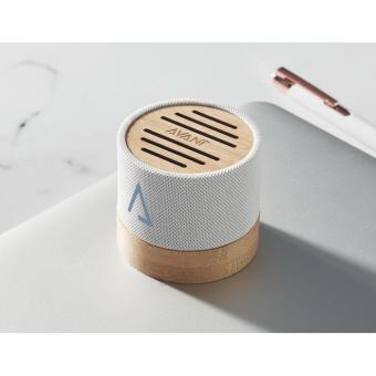 BOOL Bamboo RPET wireless speaker White