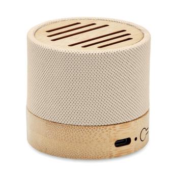 BOOL Bamboo RPET wireless speaker Fawn