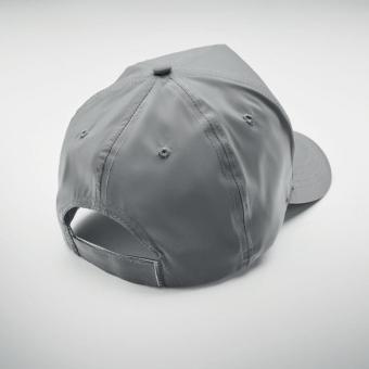 RAYS 5 panel reflective baseball cap Flat silver