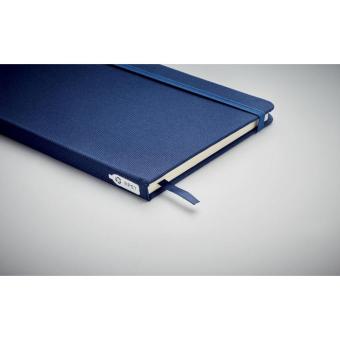 NOTE RPET A5 RPET notebook 80 lined Aztec blue