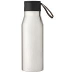 Ljungan 500 ml Kupfer-Vakuum Isolierflasche mit PU Kunststoffband und Deckel Silber