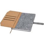 Viviana A5 recycled felt and cork notebook Nature