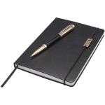 Legato A5 notebook and rollerball pen set Black