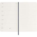 Moleskine Softcover 12 Monate Wochenkalender L Blau