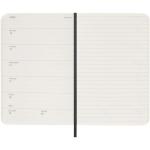 Moleskine soft cover 12 month weekly PK planner Black