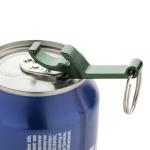 XD Collection RCS recycled aluminum bottle and can opener Green