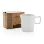 XD Collection Ceramic modern coffee mug 300ml White/white