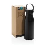 XD Collection Pluto Flasche aus RCS-zertifiziert recyceltem Alu 680ml Schwarz