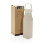 XD Collection Pluto Flasche aus RCS-zertifiziert recyceltem Alu 680ml Beige