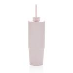 XD Collection Tana Becher aus RCS recyceltem Kunststoff mit Griff 900ml Rosa