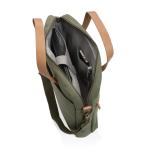 XD Collection Impact AWARE™ 16 oz. recycled canvas laptop bag Green