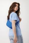 XD Collection Crescent AWARE™ RPET half moon sling bag Bright royal