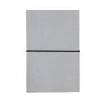 XD Collection A5 recycled leather notebook Light grey