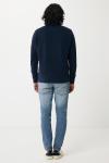 Iqoniq Etosha lightweight recycled cotton crew neck, navy Navy | XXS