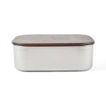 VINGA Ciro RCS recycled steel lunch box Titanium