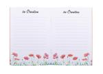 CreaNote Plus A6 Eco Individueller Notizblock Natur