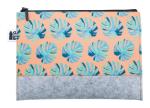 CreaFelt Beauty M custom cosmetic bag White/grey