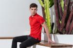 Dekrom RPET polo shirt, red Red | L