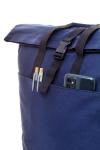 Rebyss Roll recycled canvas backpack Dark blue