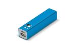 Powerbank aluminum 2.200mAh Light blue