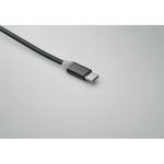 BLUE 4 in 1 charging cable type C Black