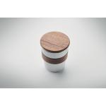 WALNUT Single wall tumbler 350 ml White