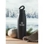 CALEFRIO Heat-cool double wall bottle Black