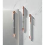 BERN ROSE Recycled aluminium pen White