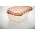 THURSDAY Lunchbox mit Bambus-Deckel Beige